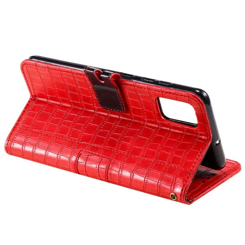 Housse Samsung Galaxy S20 FE Style Cuir Effet Croco