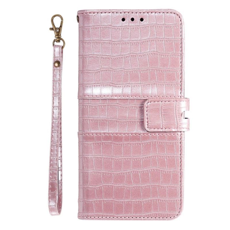 Housse Samsung Galaxy S20 FE Style Cuir Effet Croco