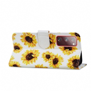 Housse Samsung Galaxy S20 FE Tournesol Fleur