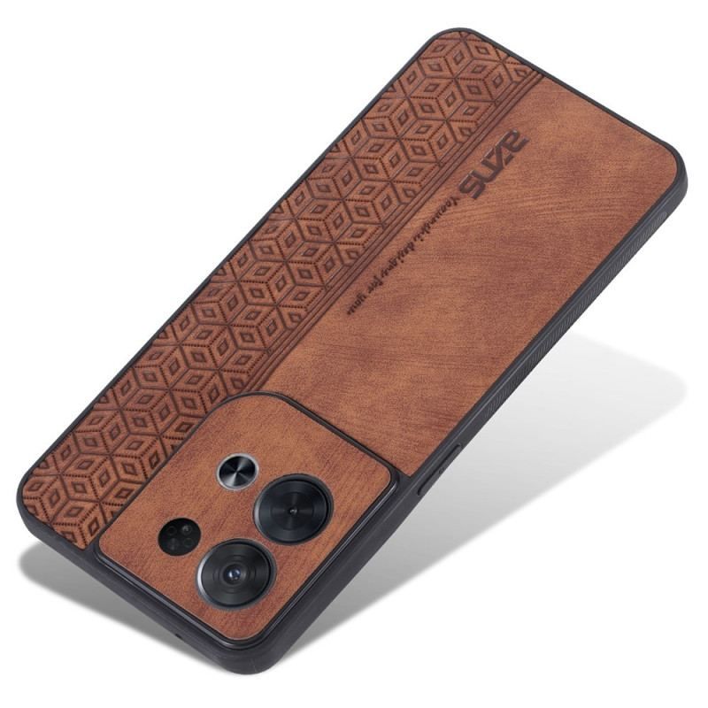 Coque Oppo Reno 8 Pro Effet Cuir AZNS