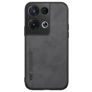 Coque Oppo Reno 8 Pro Effet Cuir X&E