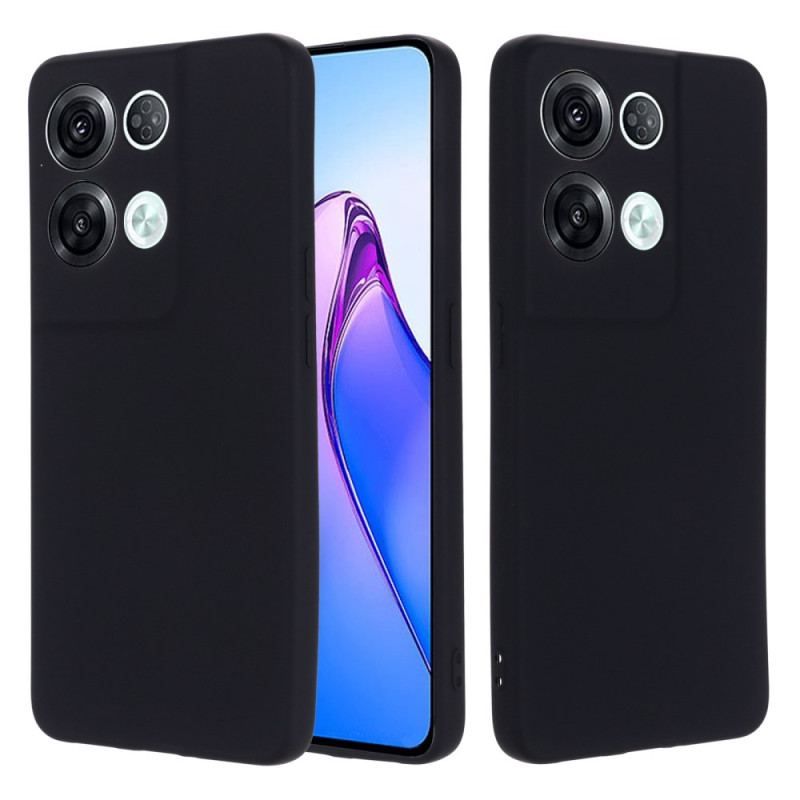 Coque Oppo Reno 8 Pro Silicone Liquide à Lanière