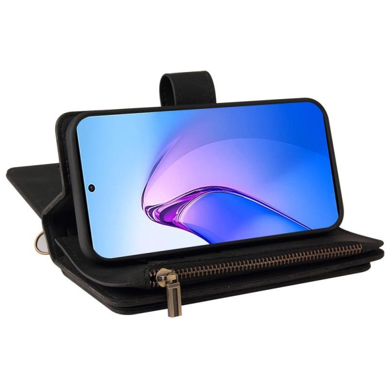 Housse Oppo Reno 8 Pro Multi-Fonctions Porte-Cartes