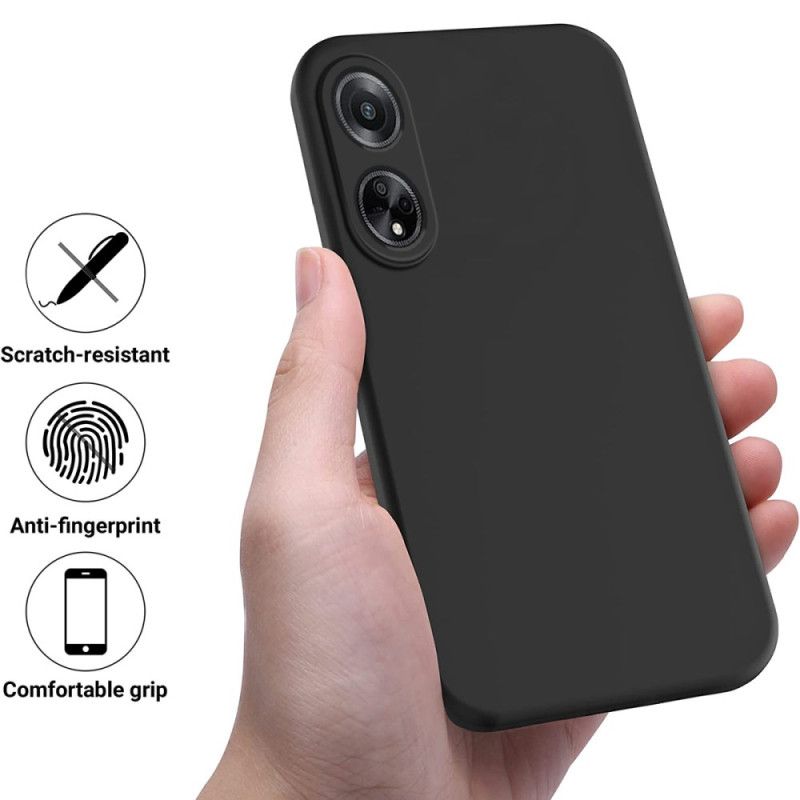 Coque Oppo A98 5G Silicone Liquide à Lanière