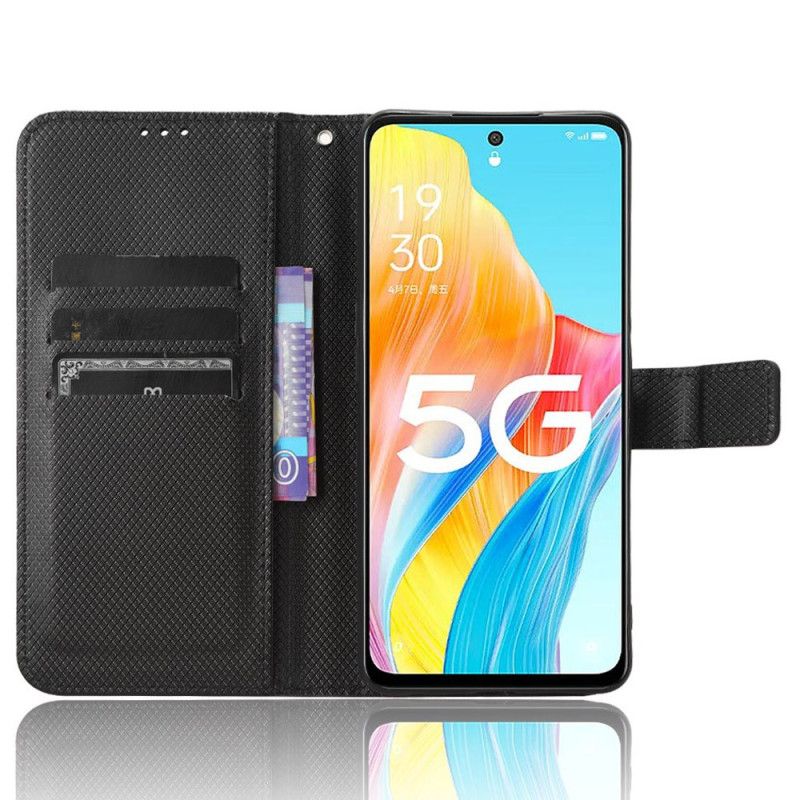 Hhousse Oppo A98 5G Points à Lanière