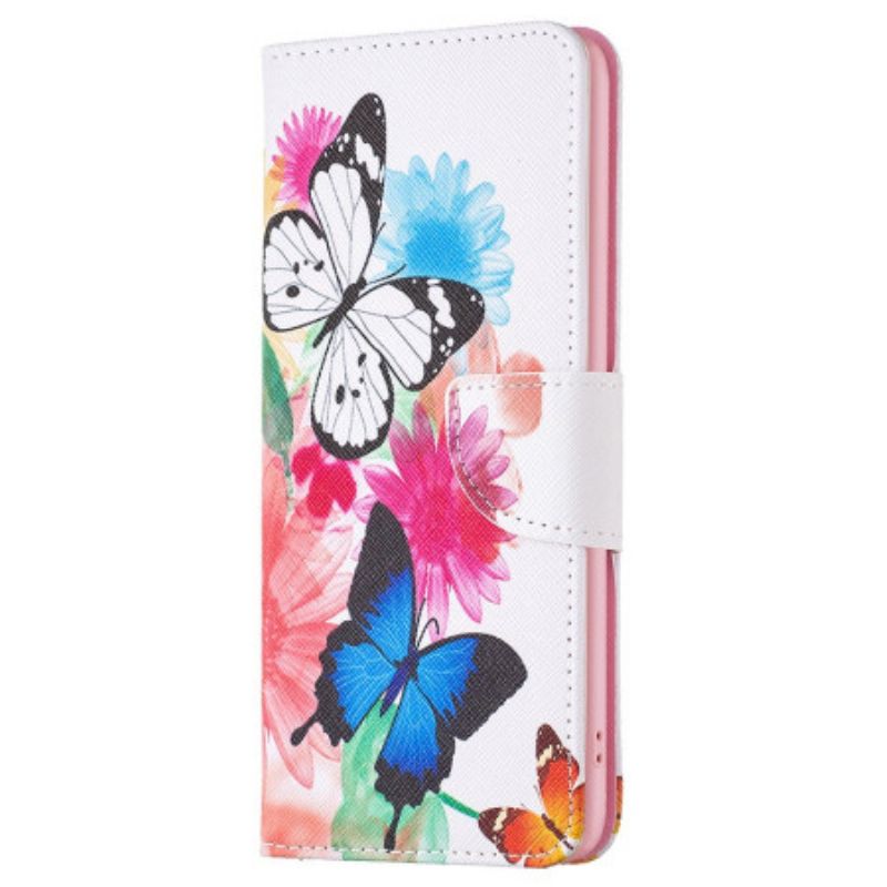 Housse Oppo A58 / A98 5G Deux Papillons