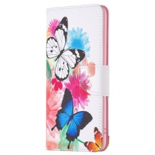 Housse Oppo A58 / A98 5G Deux Papillons