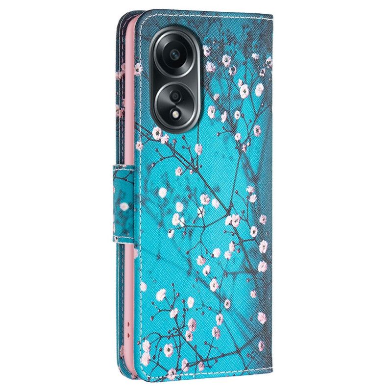 Housse Oppo A58 / A98 5G Fleurs de Prunier