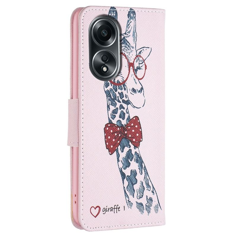 Housse Oppo A58 / A98 5G Girafe Intello