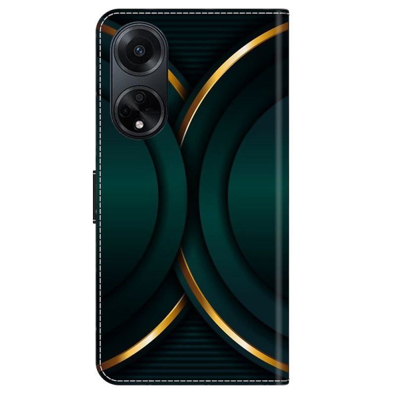 Housse Oppo A98 5G Contour Doré