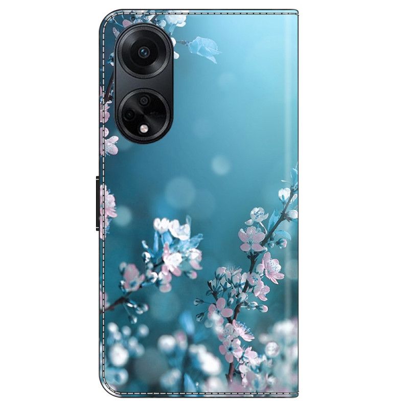 Housse Oppo A98 5G Fleurs de Prunier