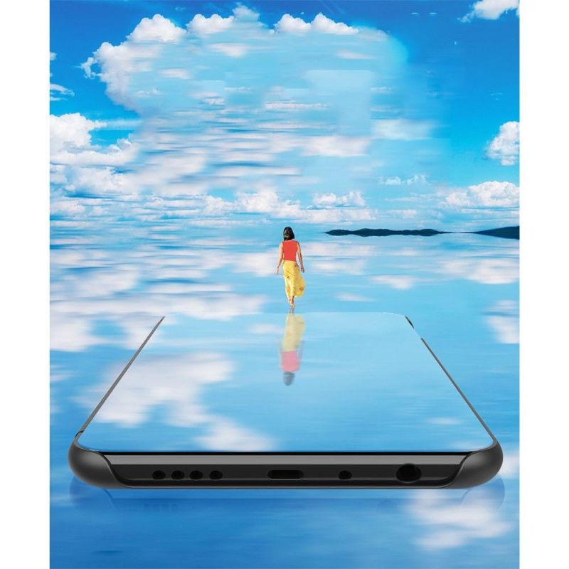 Oppo A9 2020 - Coque avec rabat effet miroir