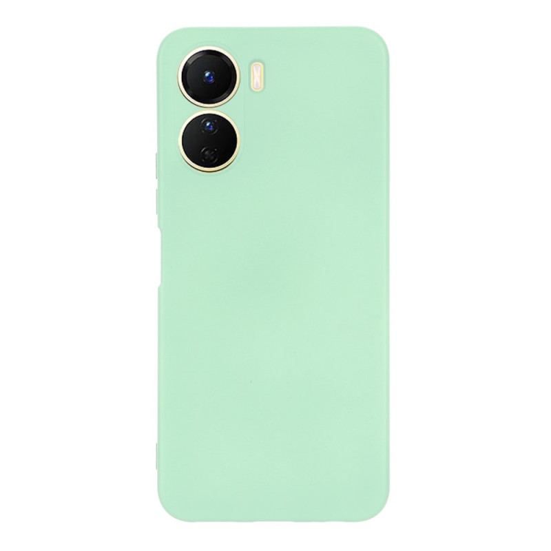 Coque Vivo Y16 Silicone Liquide avec Lanière