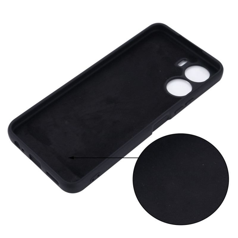 Coque Vivo Y16 Silicone Liquide avec Lanière