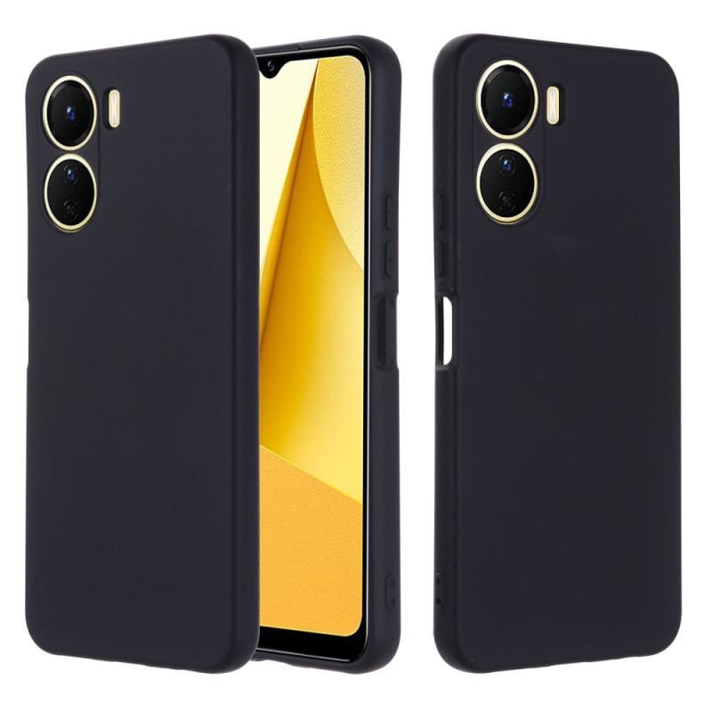 Coque Vivo Y16 Silicone Liquide avec Lanière