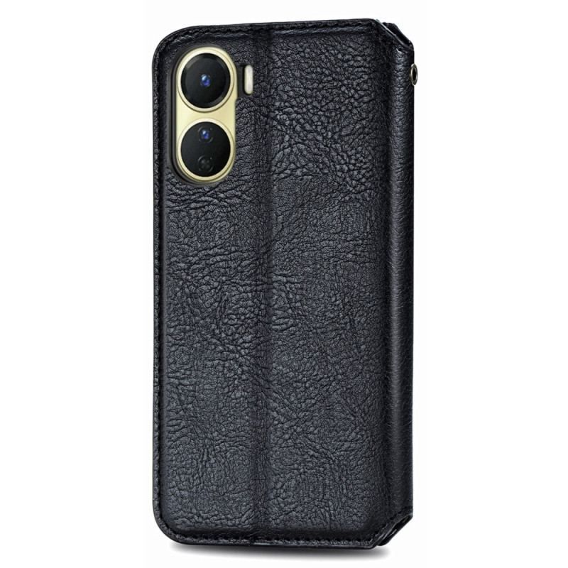 Flip Cover Vivo Y16 Motif 3D