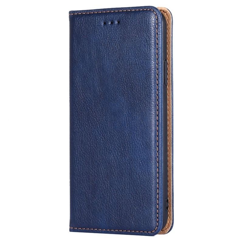 Flip Cover Vivo Y16 Simili Cuir Coutures