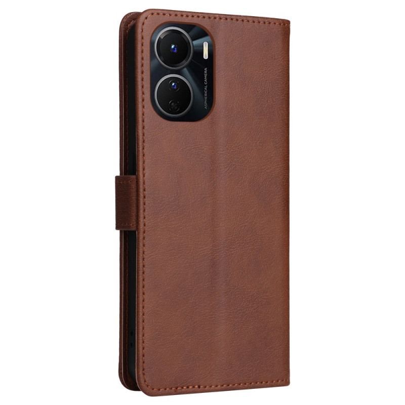 Housse Vivo Y16 Style Cuir à Lanière