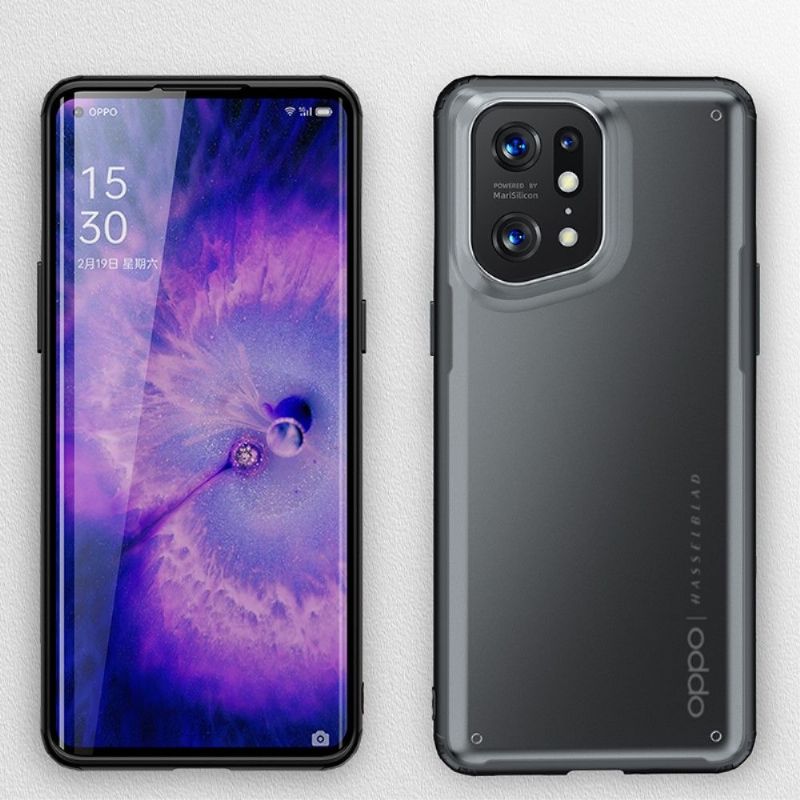 Coque Oppo Find X5 Pro Armor Series Semi Transparent