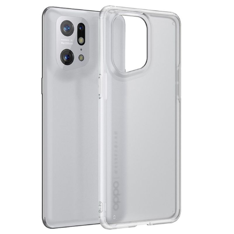 Coque Oppo Find X5 Pro Armor Series Semi Transparent