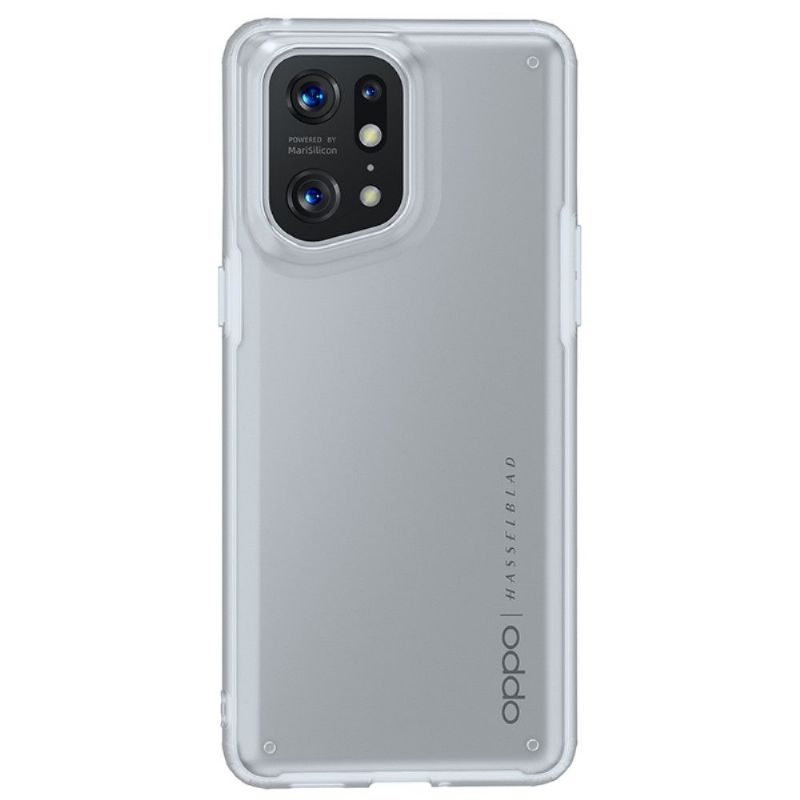 Coque Oppo Find X5 Pro Armor Series Semi Transparent