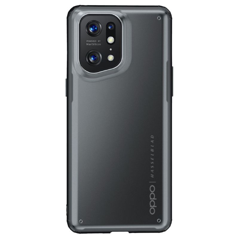 Coque Oppo Find X5 Pro Armor Series Semi Transparent