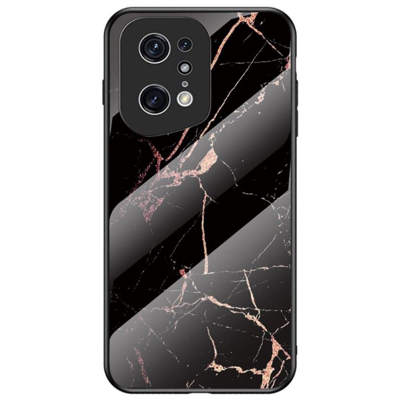 Coque Oppo Find X5 Pro Marbre Lina verre trempé