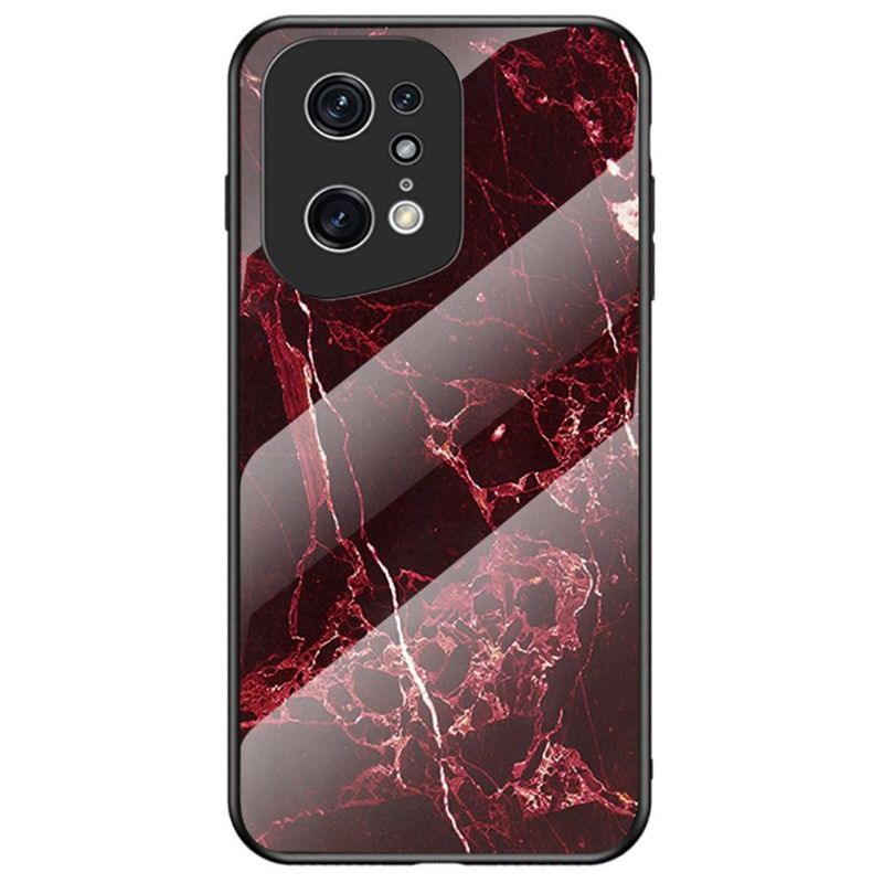 Coque Oppo Find X5 Pro Marbre Lina verre trempé