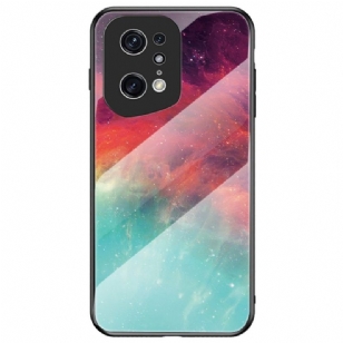 Coque Oppo Find X5 Pro Nébuleuse dos en verre