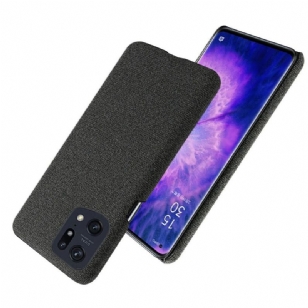 Coque Oppo Find X5 Pro revêtement tissu