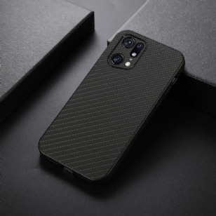 Coque Oppo Find X5 Pro Style Fibre de Carbone