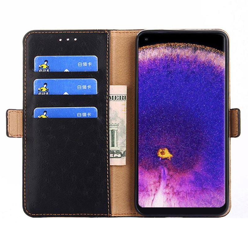 Étui Oppo Find X5 Pro Ulrich folio simili cuir