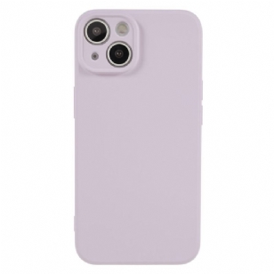 Coque iPhone 15 Silicone et Microfibre