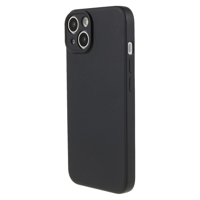 Coque iPhone 15 Silicone et Microfibre