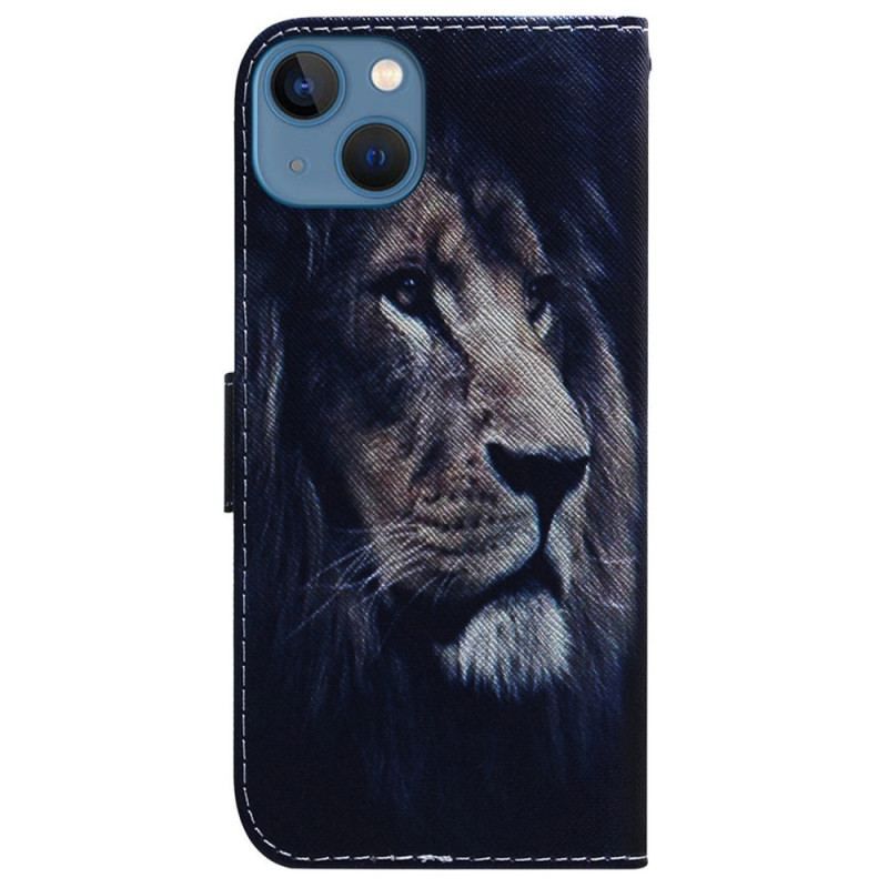 Housse iPhone 15 Dreaming Lion