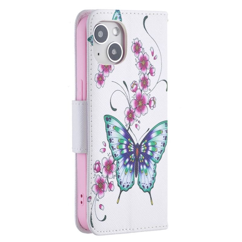 Housse iPhone 15 Papillons en Vol