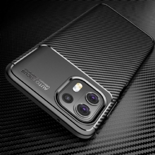 Coque Motorola Edge 20 Lite style fibre de carbone