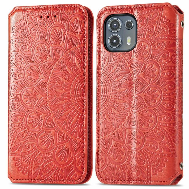 Housse Motorola Edge 20 Lite Flip Chic Mandala