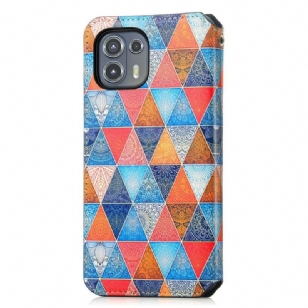 Housse Motorola Edge 20 Lite Mandala Géométrique