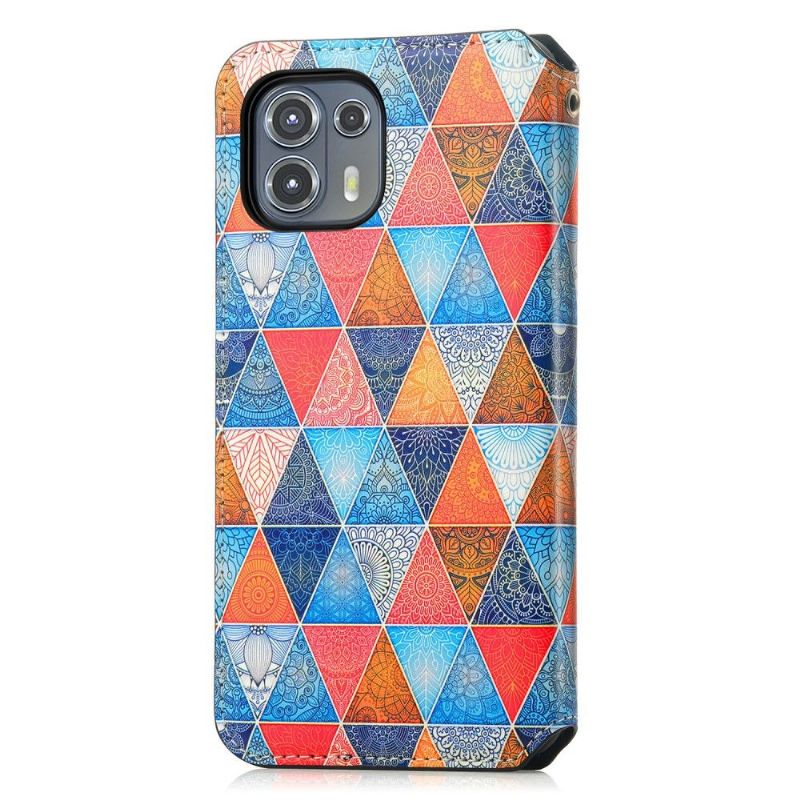 Housse Motorola Edge 20 Lite Mandala Géométrique