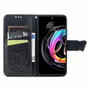 Housse Motorola Edge 20 Lite Papillon Relief