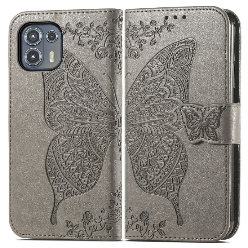 Housse Motorola Edge 20 Lite Papillon Relief