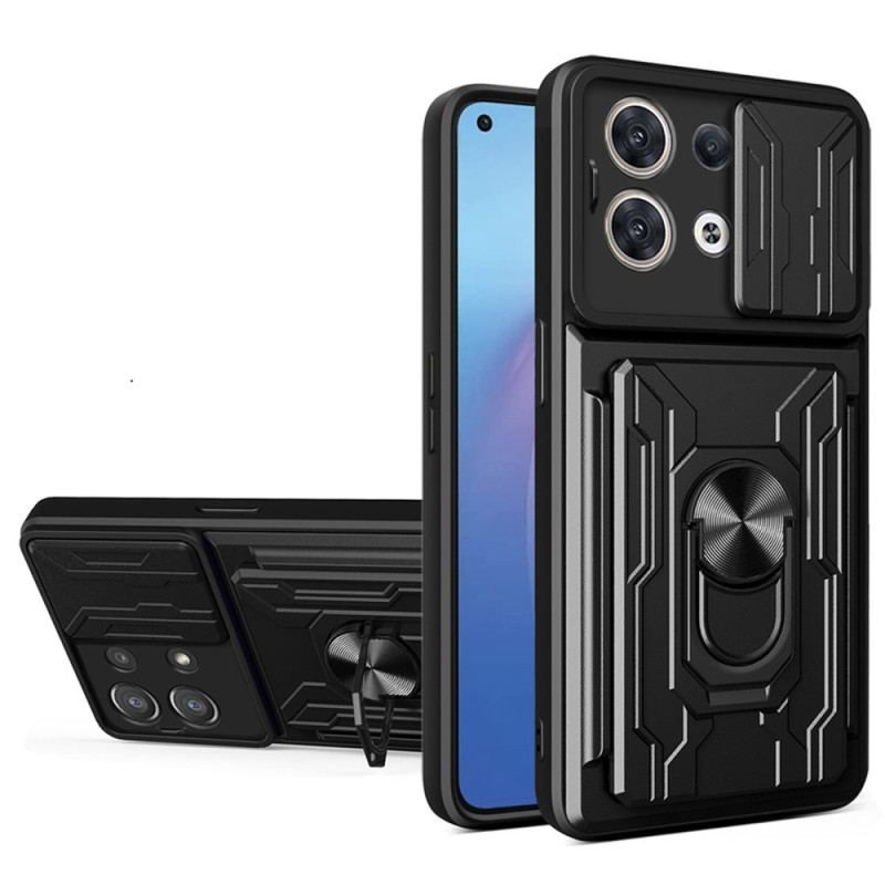 Coque Oppo Reno 8 Anneau Premium