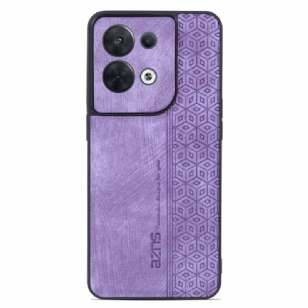 Coque Oppo Reno 8 Effet Cuir AZNS