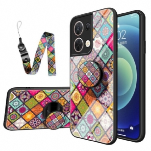 Coque Oppo Reno 8 Patchwork