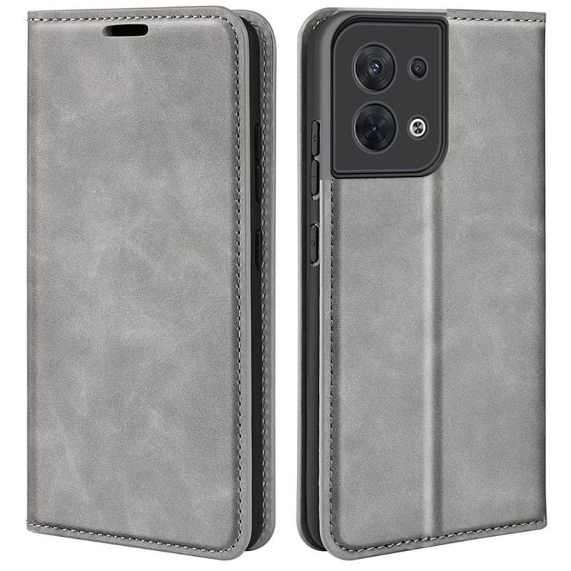 Flip Cover Oppo Reno 8 Design Classique