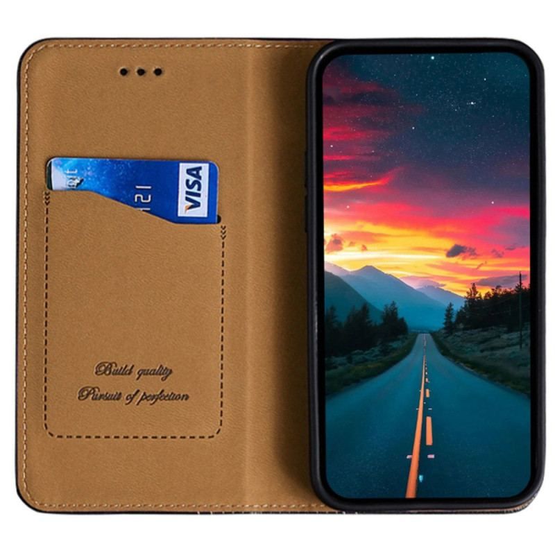 Flip Cover Oppo Reno 8 Simili Cuir Vintage