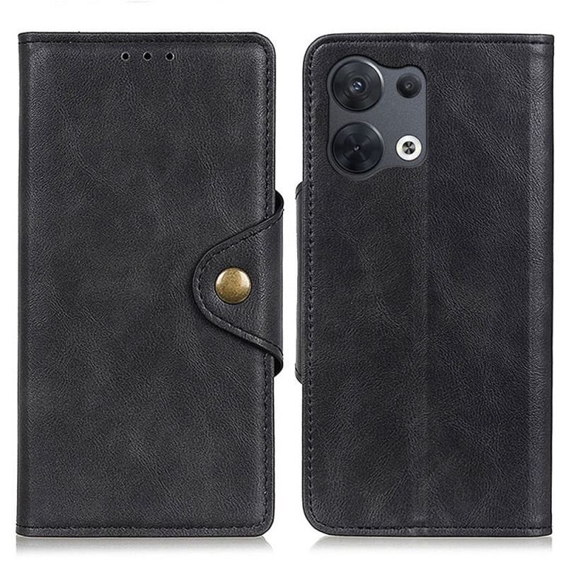 Housse Oppo Reno 8 Bouton Magnétique