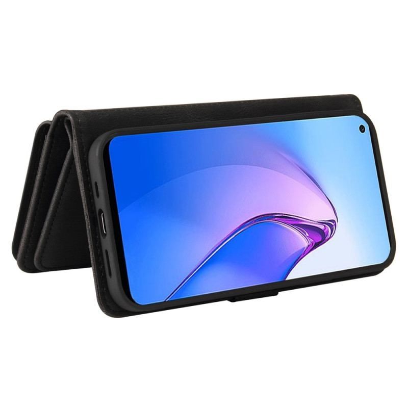 Housse Oppo Reno 8 Multi-Fonctions Porte-Cartes