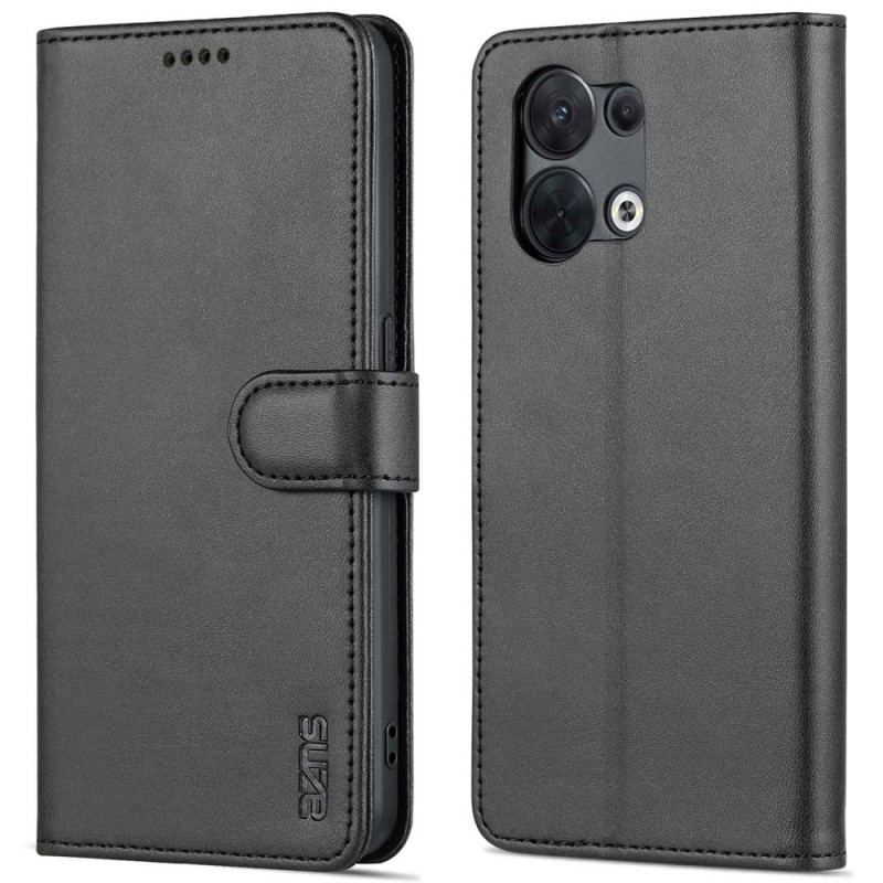 Housse Oppo Reno 8 Style Cuir AZNS